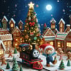 Adventskalender Tag 13: Tommy und die Weihnachtsfahrt mit Thomas, der Lokomotive - Kuschelgeschichten