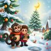 Adventskalender Tag 2: Balu und die verschwundene Weihnachtsbanane - Kuschelgeschichten